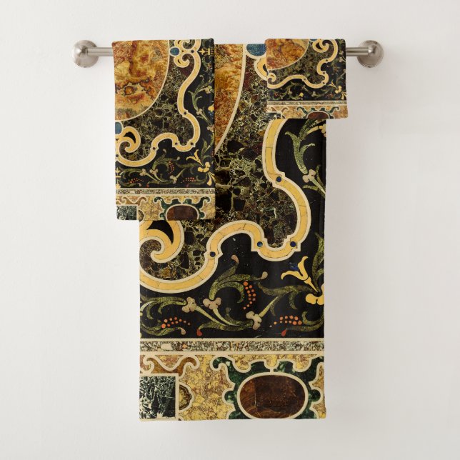 Antique Ornementale Italien Motif en pierre (En situation)