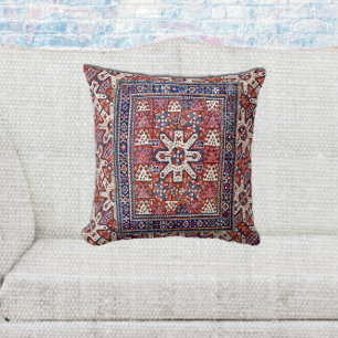 Antique Perse Qashqai Oriental Coussin de concepti