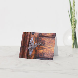 Antique Porte Porte Vielle Porte Cartes pour notes
