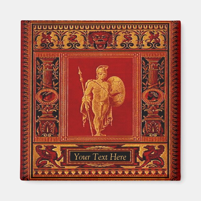 Antique Romain Soldat Magnet (Devant)