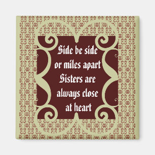 ANTIQUE SISTERS MAGNET
