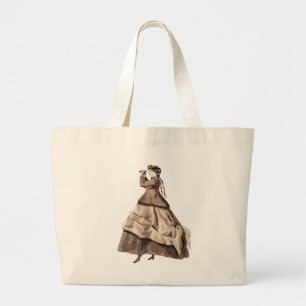 Antique Steampunk dame sur le Sac fourre-tout