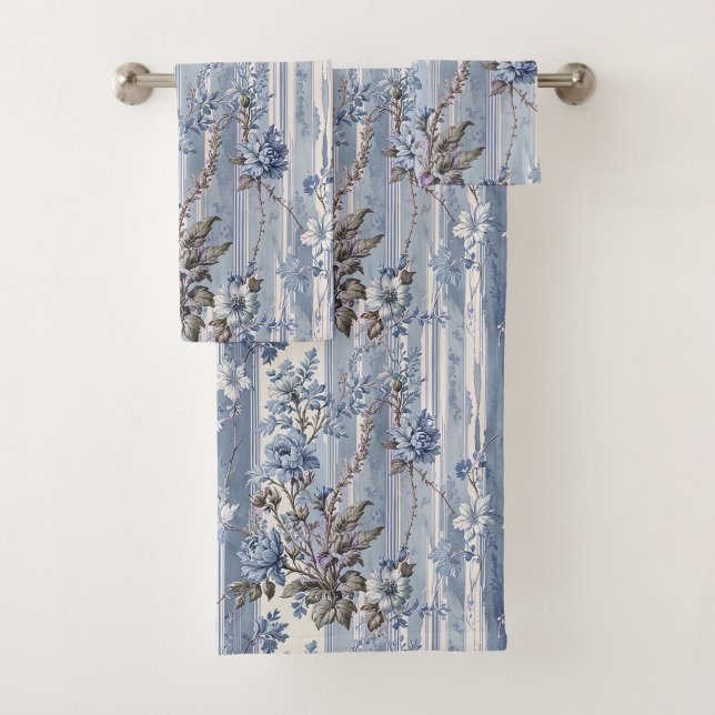 Antique Style Français Bleu et Gris (En situation)