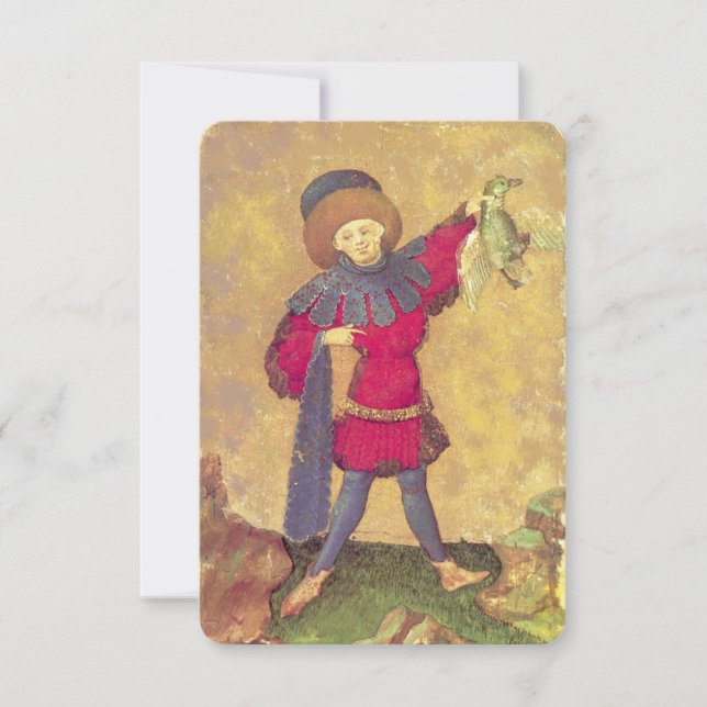 Antique Tarots Allemand Cartes de cour / Écureuil  (Devant)