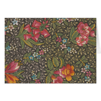 Antique Toile de Jouy 1800 Branches florales