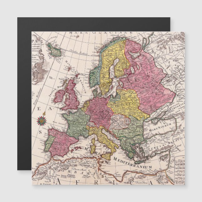 Antique vieille carte inspirée (9) (Devant / Derrière)