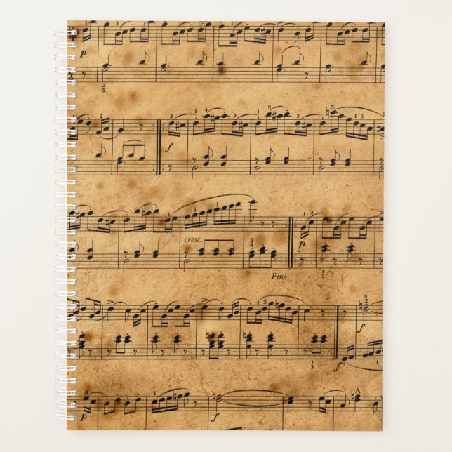 Antique Vintage ancienne feuille de musique-15 (Devant)