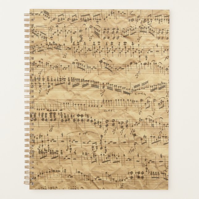 Antique Vintage ancienne feuille de musique 5 (Devant)