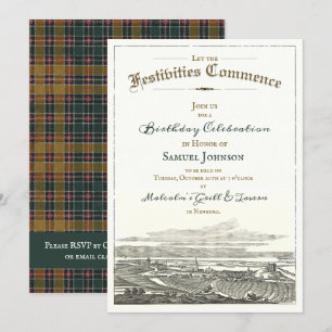 Antique Vintage Élégant Celtic Invitation Annivers