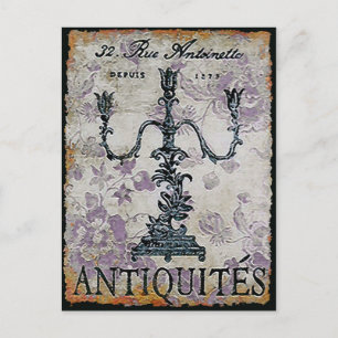 Antiquités ~ Carte postale