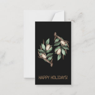 Antler avec carte postale à branche verte