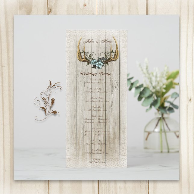 Antlers et programme de mariage Rose (Créateur téléchargé)