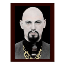 Anton LaVey Portrait Poster 18x24