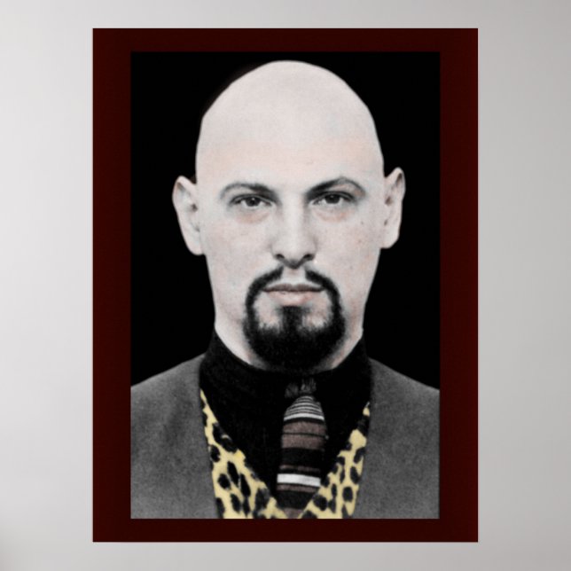 Anton LaVey Portrait Poster 18x24 (Devant)