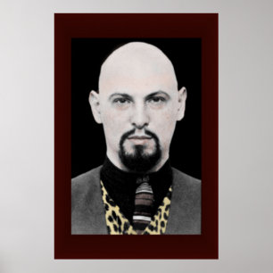 Anton LaVey Poster Portrait BIG 24x36