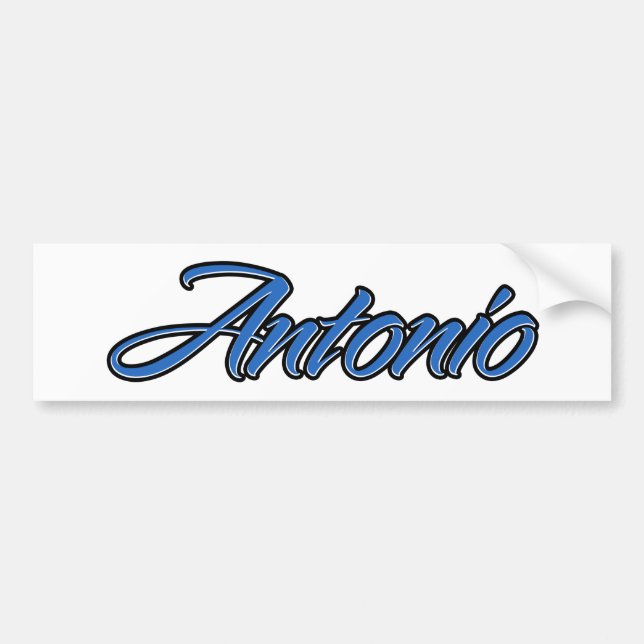Antonio Nom autocollant Stickers Autocollant de vo (Devant)