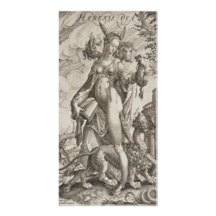 Antonius Eisenhoit - Déesse Haeresis Affiche brill