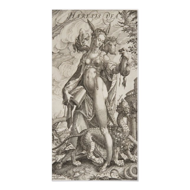 Antonius Eisenhoit - Déesse Haeresis Affiche brill (Devant)