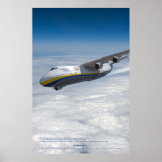 Antonov An-225 Mriya : Affiche d'art aviation 3D