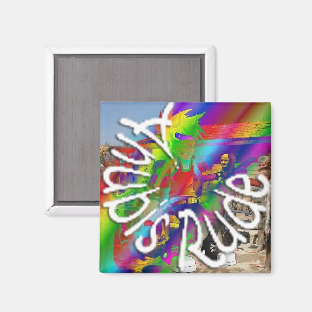 Anubis Rude petit aimant (Recto/Verso)