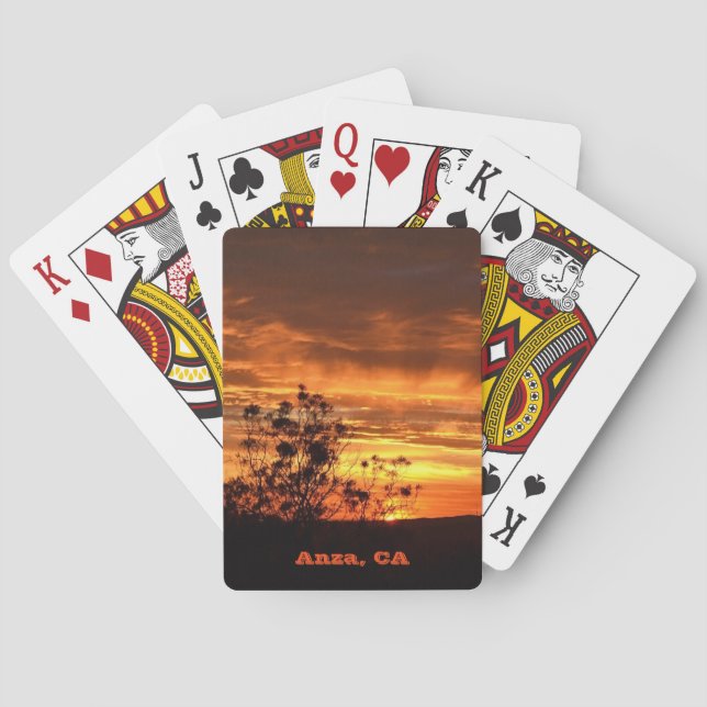 Anza, CA Cartes de jeu (dos)