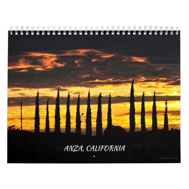 Anza, Californie Calendrier de douze mois (Protection)