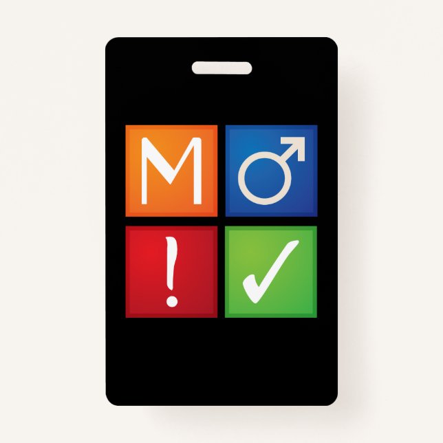 ao3 badge icône ID carte pvc (Devant)