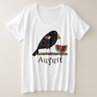 Août Gal - T-Shirt de base pour femmes de taille p