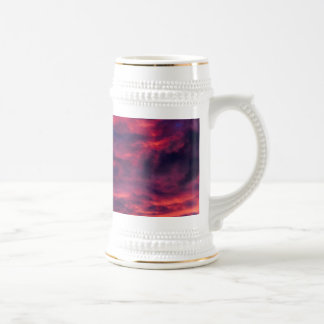août tasse de café rouge