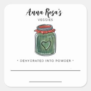 *~* AP30 Fruits déshydratés Noir Étiquette Vert