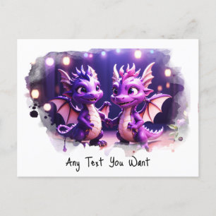 *~* AP48 Magic PHOTO Invitation Dragon Carte Posta