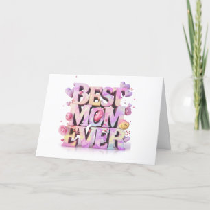 *~* AP72 Photo Emoji Carte Whimsical Mother's Day