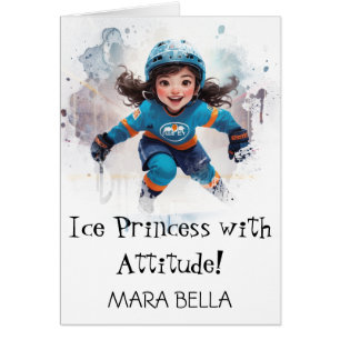 *~* AP94 Mignonne Fille de 5 ans jouant au Hockey