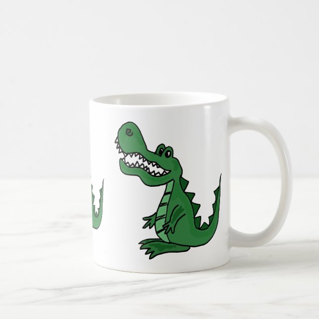 AP tasse drôle d'alligator (Droite)