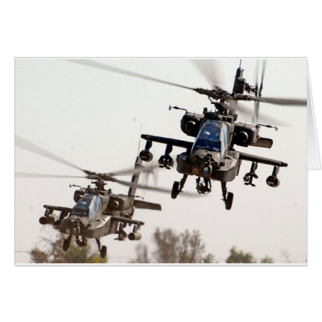 Apache AH-64 (Devant horizontal)