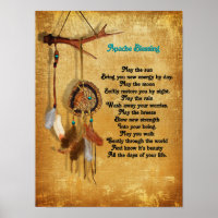 Apache Blessing Dreamcatcher poster