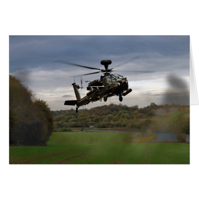 Apache Dans Le Champ (Devant horizontal)