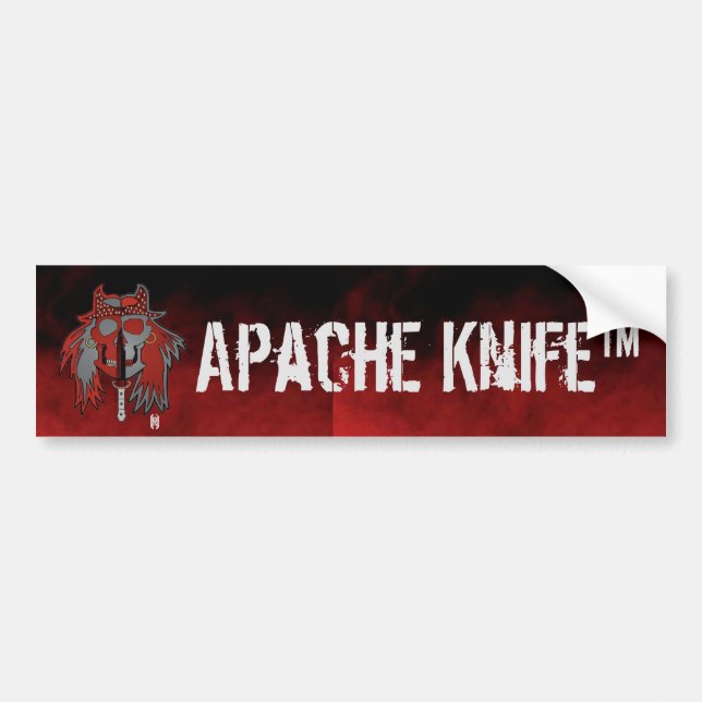 Apache Kinfe ®️ ™️ 🇺 🇸 Bumper Sticker (Devant)