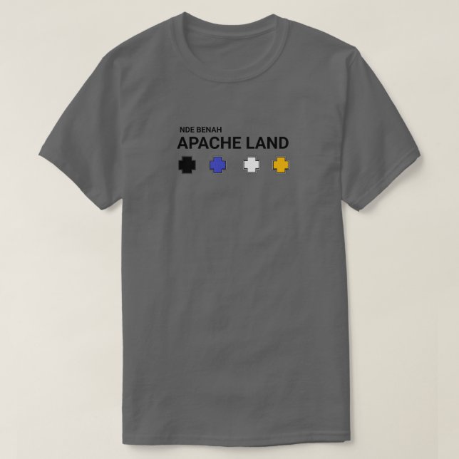 Apache Knife® Apache Land #18 T-Shirt (Design devant)