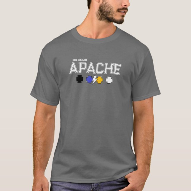 Apache Knife® Apache Land 1. T-Shirt (Devant)