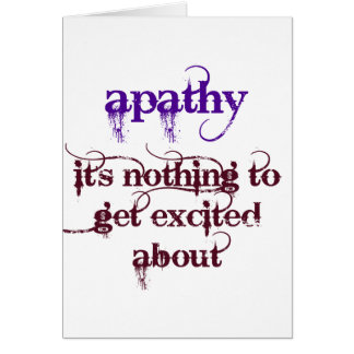 Apathie humoristique