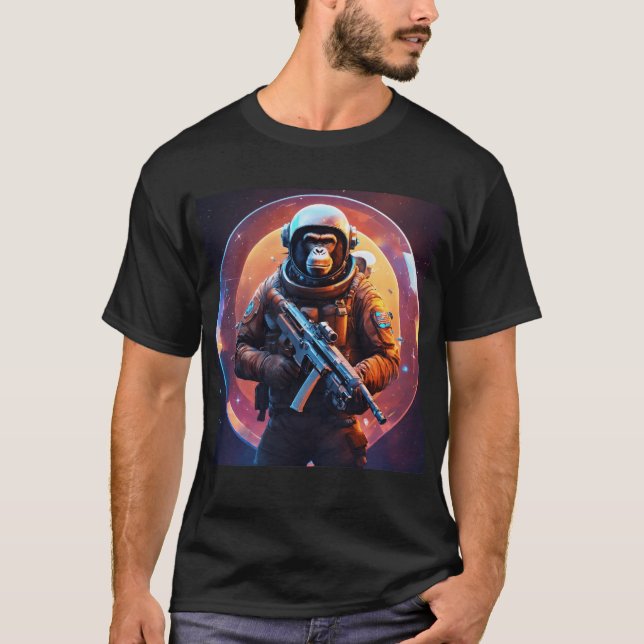 Ape with a Gun: Wild Power T-Shirt (Devant)