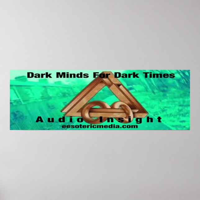 Aperçu audio : Affiche Dark Minds For Dark Times (Devant)