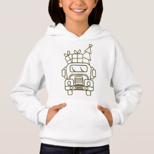Aperçu camion de Noël Père Noël voiture vue avant