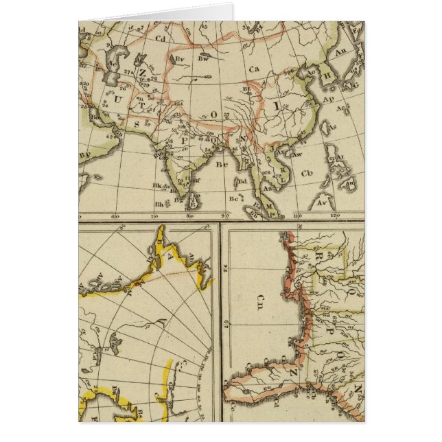 Aperçu de l'Asie, de l'Amérique du Sud, etc. (Devant)