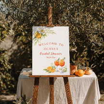 Aperol Spritz Bridal Shower Welcome