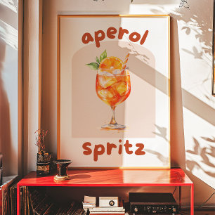 Aperol Spritz OEuvre murale tendance Poster mi