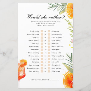 Aperol Spritz Voudrait Elle Plutôt Fête des mariée