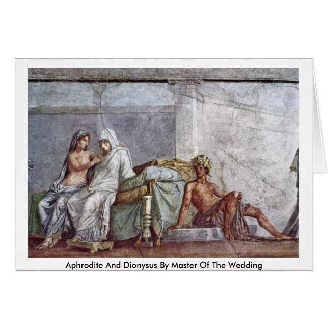 Aphrodite et Dionysus par le maître du mariage (Devant horizontal)