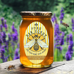 Apiary Étiquettes   Honeybee Honeypeb Bee